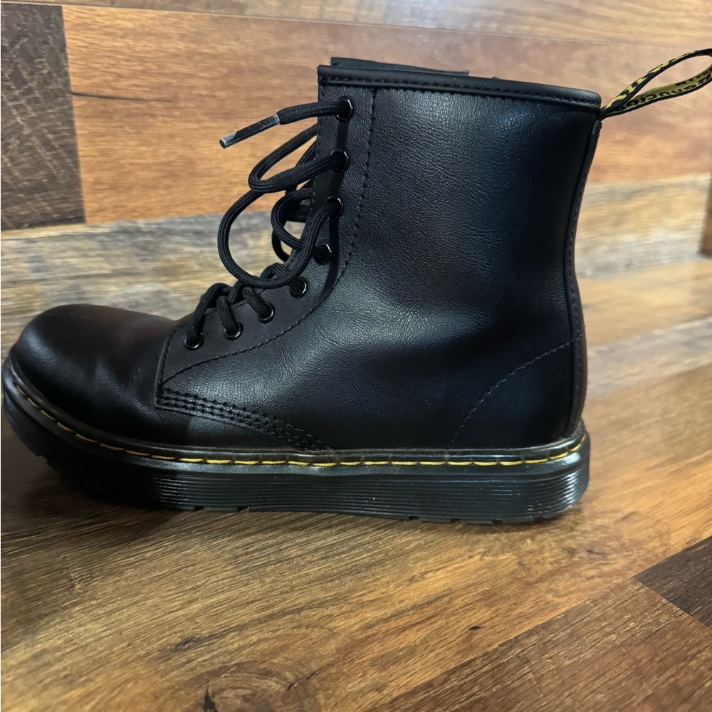 Kids' Dr. Martens Zavala Combat Lace Up Boot. - Picture 5 of 10